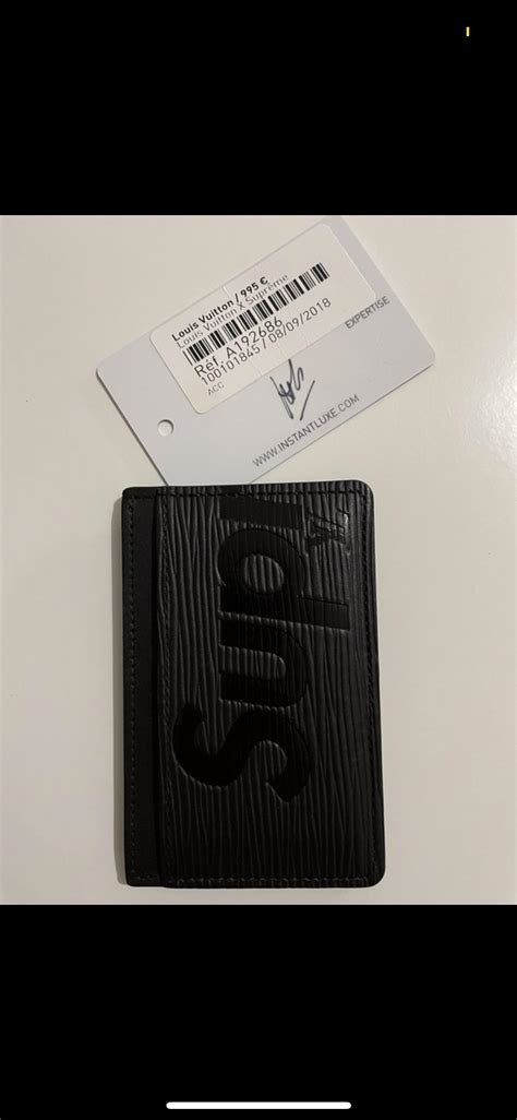 supreme lv card holder legit check|How To Tell If A Louis Vuitton Card Holder Is Real.